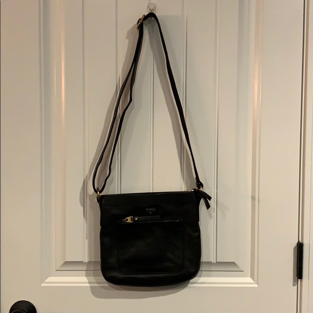 Black Fossil Purse